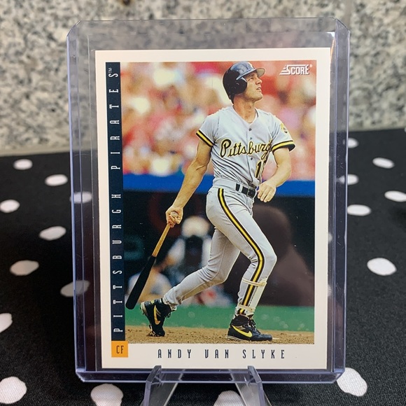 Andy Van Slyke 3 Cards Pittsburgh Pirates All Star Hall of Fame Center Perfect - Picture 7 of 8